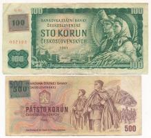 Csehszlovákia 1961-1988. 10K-500K (5xklf) T:III,III- Czechoslovakia 1961-1988. 10 Korun - 500 Korun ...