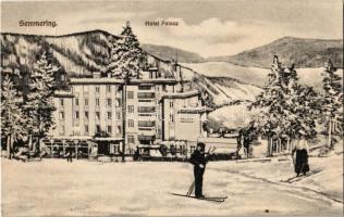 Semmering, Hotel Palace, winter sport, skiing people