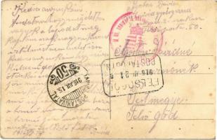 M. kir. soproni 18. honvéd gyalog ezred temetője / WWI Hungarian military cemetery. Art Nouveau, flo...