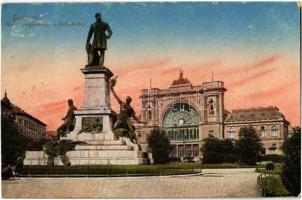 1914 Budapest VII. Keleti pályaudvar, Baross szobor