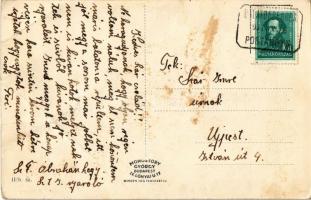 1937 Ábrahámhegy, Szent István-völgy, vízimalom, Régi kolostor romjai + "BALATONRENDES" po...