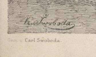 Carl/Karl Swoboda (1824-1870): Johanna von Castilien (II Johanna kasztíliai királynő). Rézkarc (a sa...
