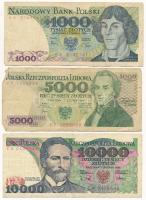 Lengyelország 1948-1988. 20Zl - 10.000Zl (7xklf) T:III,III- Poland 1948-1988. 20 Zlotych - 10.000 Zl...