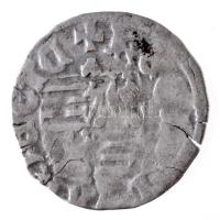 1390-1427. Denár Ag Zsigmond (0,49g) T:2- Hungary 1390-1427. Denar Ag Sigismund (0,49g) C:VF Huszár: 576., Unger I.: 449.a