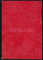 cca 1945-1946 Magyarországi Szlávok Antifasiszta Frontja igazolványa, kitöltetlen. / Slavic Antfasci...