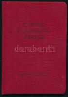 1953-1956 Biszku Béla (1921-2016) politikus aláírása egy a Magyar Dolgozók Pártja (MDP) tagsági köny...