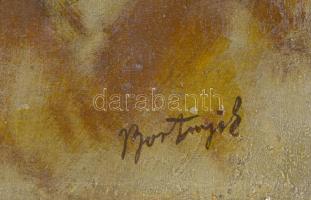 Bortnyik jelzéssel: Ady Endre. Olaj, vászon, 25x20 cm