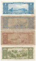 Brazília 1954. 1C + 1956 50C + 1955. 100C + 1960. 200C T:I-,III 
Brazil 1954. 1 Cruzeiro + 1956 50 ...
