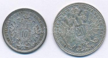Ausztria 1870. 20kr Ag + 1872. 10kr Ag T:2,2-
Austria 1870. 20 Kreuzer Ag + 1872. 10 Kreuzer Ag C:X...