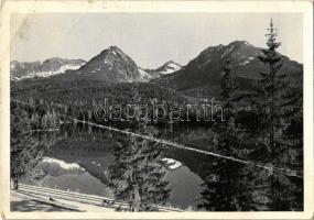 Tátra, Magas-Tátra, Vysoké Tatry; Csorba-tó / Csorba-See / Strbské pleso / lake. Fot. A. a J. Chytil (fa)