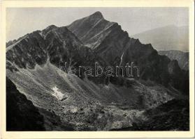 Tátra, Magas-Tátra, Vysoké Tatry; Terianské pleso (1947 m), Kriván (2496 m) / Terianszki-tó, Kriván / lake, mountain peak in the High Tatras. Fot. A. a J. Chytilovi