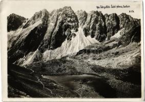 Tátra, Magas-Tátra, Vysoké Tatry; Zabí plesa, Satan. Fot. A. Ch. / Zöld-tó, Sátán-csúcs / lake, mountain peak in the High Tatras (EK)