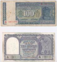 India ND 10R+100R+ 1979. 2R (2x)+ 2011. 10R+ 2019. 50R+ 100R T:III,IV tűly.
India ND 10 Rupees+ 100...
