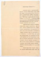 1944 Balogh Imre zsidó származású bankigazgató iratai, I. világháborús veterán (tart. hadnagy, III. ...