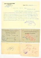 1944 Balogh Imre zsidó származású bankigazgató iratai, I. világháborús veterán (tart. hadnagy, III. ...