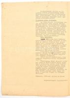 1944 Balogh Imre zsidó származású bankigazgató iratai, I. világháborús veterán (tart. hadnagy, III. ...