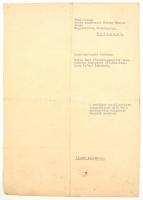 1944 Balogh Imre zsidó származású bankigazgató iratai, I. világháborús veterán (tart. hadnagy, III. ...