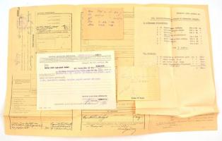1944 Balogh Imre zsidó származású bankigazgató iratai, I. világháborús veterán (tart. hadnagy, III. ...