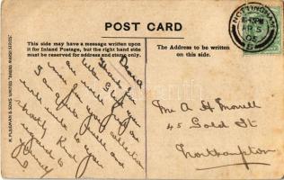 1905 Nottingham, Victoria Station, railway station, tram (EB)