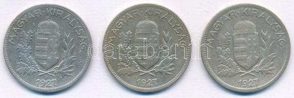 1927. 1P Ag (3x) T:3
Adamo P6