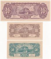 Kína / Bank of Communications / Kwangtung Provincial Bank 1941. 100Y + 1931. 1$ + 5$ + 1949. 10Y + 1...