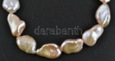 Tenyésztett gyöngy nyaklánc, h: 40 cm