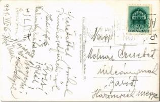 1941 Budapest III. Békásmegyer, Pünkösdfürdő hajóállomás, strand. Foto Gegess