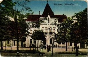 1918 Kisszeben, Zeben, Sabinov; Városháza. Stehr Gusztáv kiadása / town hall (Rb)