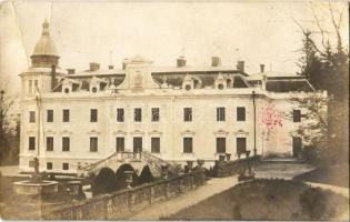 1925 Sorokújfalu (Sorokpolány), Szapáry kastély. Hátoldalon levél Rohonczy Éva (de Felsőpulya) bárónőnek. photo (fa)