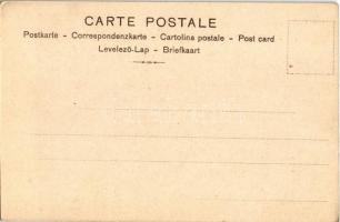 Porte Bonheur / Lucky charm. French gently erotic art postcard, clover. G.G.a M. 903. Art Nouveau li...