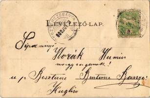 1902 Losonc, Lucenec; laktanya. Kármán kiadása / military barrack (EK)