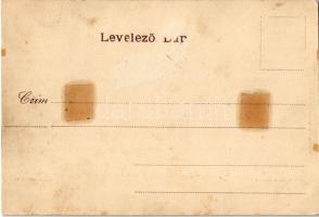 Sopron, kaszinó, neológ zsinagóga. Kummert L. 187. (ragasztónyom / gluemark)