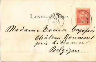 1904 Mosonszentmiklós, Mosony-Szt.-Miklós (Győr); Római katolikus templom, Gróf Wenckheim Frigyes ka...