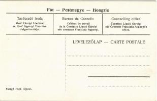 Fót, Népjóléti Intézmény, Tanácsadó iroda, Gróf Károlyi Lászlóné született Gróf Apponyi Franciska do...