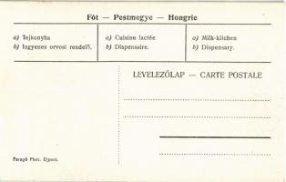 Fót, Népjóléti Intézmény, Tanácsadó iroda, tejkonyha, ingyenes orvosi rendelő, belső. Faragó Phot