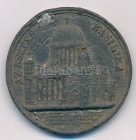 1856. "Scitovszky János hercegprímás / Az Esztergomi Bazilika felszentelése" Sn emlékérem ...