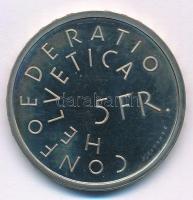 Svájc 1975. 5Fr Cu-Ni "Európai Műemlékvédelmi Év" T:PP patina Switzerland 1975. 5 Francs C...