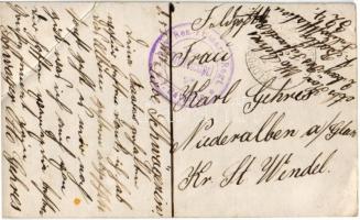 1917 Gasalarmglocke. Friede sei Dein Erst Geläute! / Osztrák-magyar gázriasztó vészharang / WWI K.u....