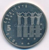 Spanyolország / Katalónia 1994. 5 ECU Cu-Ni "Josep Pla" T:1 (PP)
Spain / Catalonia 1994. ...