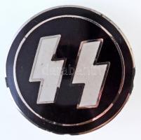 Német Harmadik Birodalom ~1945. SS jelvény, másolat T:2 German Third Empire ~1945. SS badge, fake badge C:XF