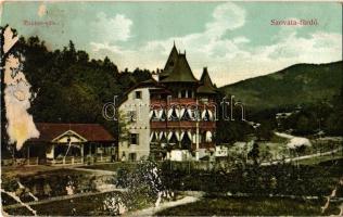 1909 Szováta-fürdő, Baile Sovata; Zhuber villa. Schuster Emil kiadása / villa (felületi sérülés / surface damage)