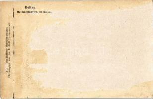 Nagydisznód, Heltau, Cisnadie; Helytörténeti múzeum, Erődtemplom. Chromophot. von Jos. Drotleff / He...