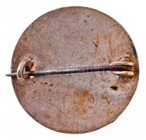 Osztrák-Magyar Monarchia ~1916. Zománcozott, ezüstözött Br repülős jelvény (25mm) T:2 kis zománchiba...