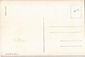 Winter sport art postcard, skiing. B.K.W.I. 560-4. s: Fritz Schönpflug