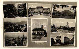 1942 Nagybánya, Baia Mare; mozaiklap / multi-view postcard (kis szakadás / small tear)