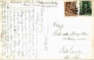 1943 Székelyudvarhely, Odorheiu Secuiesc; Városháza, MÁVAUT menetjegyiroda / town hall, bus ticket o...