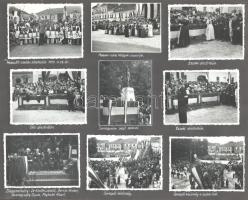 1939 A rozsnyói Kossuth szobor visszaállítása, leleplezése, és a felavatási ünnepség fotói, és továb...