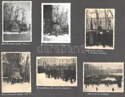 1939 A rozsnyói Kossuth szobor visszaállítása, leleplezése, és a felavatási ünnepség fotói, és továb...