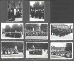 1939 A rozsnyói Kossuth szobor visszaállítása, leleplezése, és a felavatási ünnepség fotói, és továb...