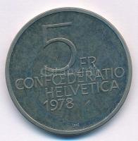 Svájc 1978. 5Fr Cu-Ni "Henry Dunant" T:1 (PP) patina Switzerland 1978. 5 Francs Cu-Ni &quo...